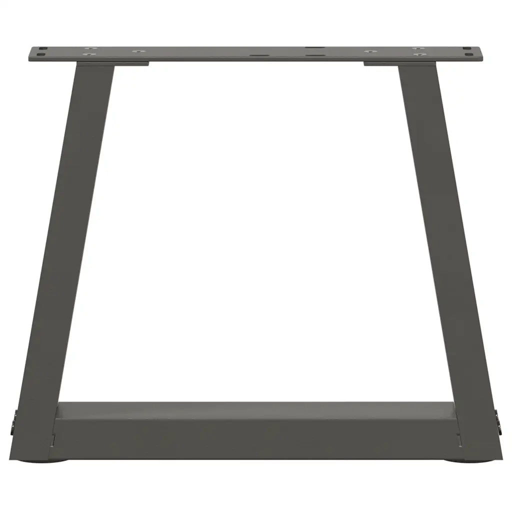Gambe per Tavolino da CaffÃ¨ a Forma di V 2 pz Antracite 30x(30-31,3) cm Acciaio