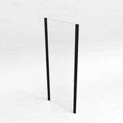 Lato fisso per box doccia 70 cm H200 cm cristallo 6mm SAM - Nero Opaco