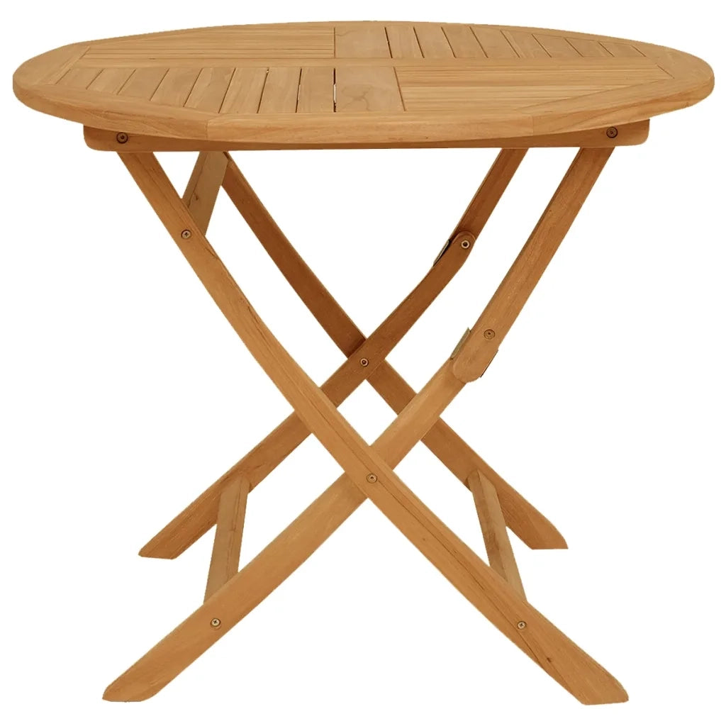 Set da Pranzo da Giardino 5 pz in Legno Massello di Teak cod mxl 48128