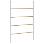 Percha per Galline 4 Livelli in Legno e Acciaio ¨C zephmum ¨C 140x86 cm
