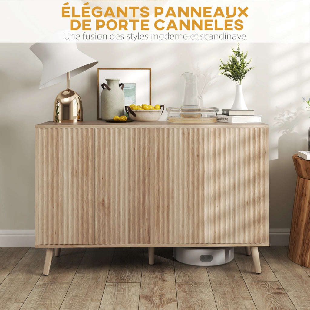 Buffet credenza ¨C zephmum ¨C quercia 120x35x77.5 cm