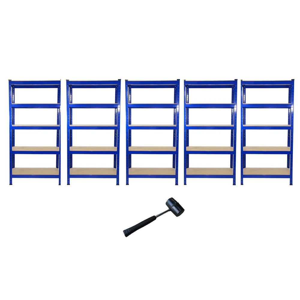 Scaffali da Garage T-Rax ad Incastro Scaffalature da Officina Magazzino - Blu