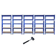 Scaffali da Garage T-Rax ad Incastro Scaffalature da Officina Magazzino - Blu