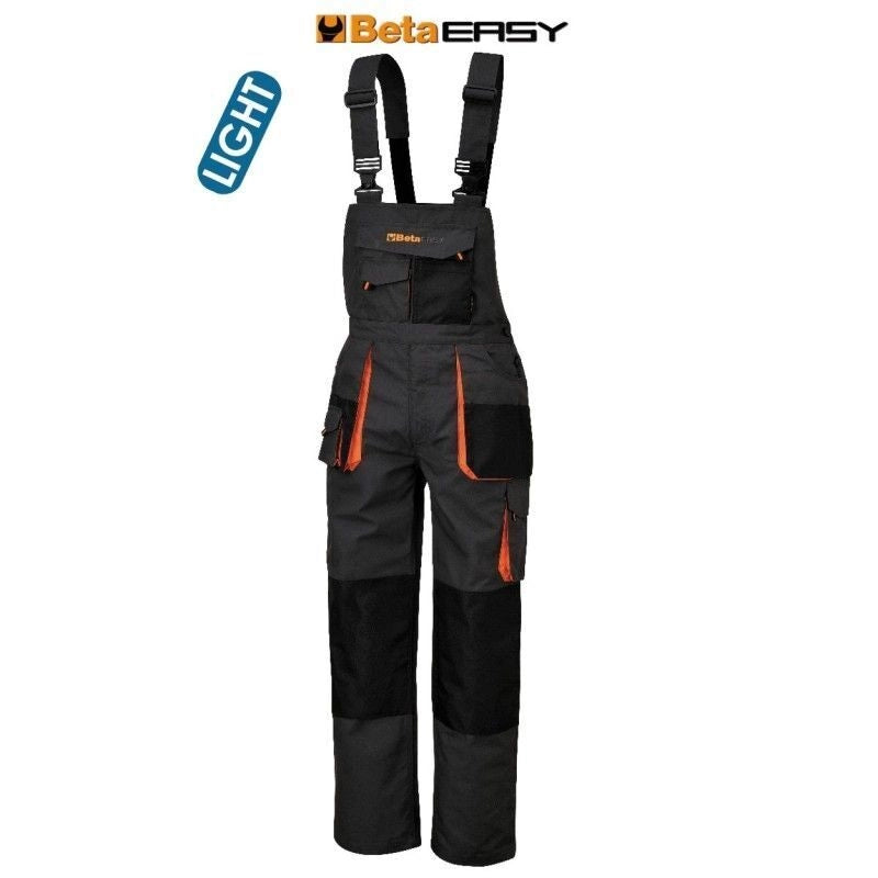 BETA Salopette easy twill 180gr grey tg.xs
