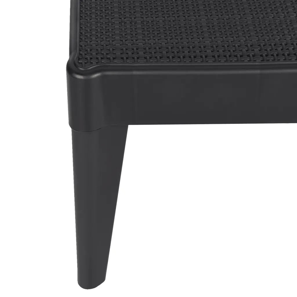 Sdraio da giardino | Lettino Antracite 186x60x29 cm in PP