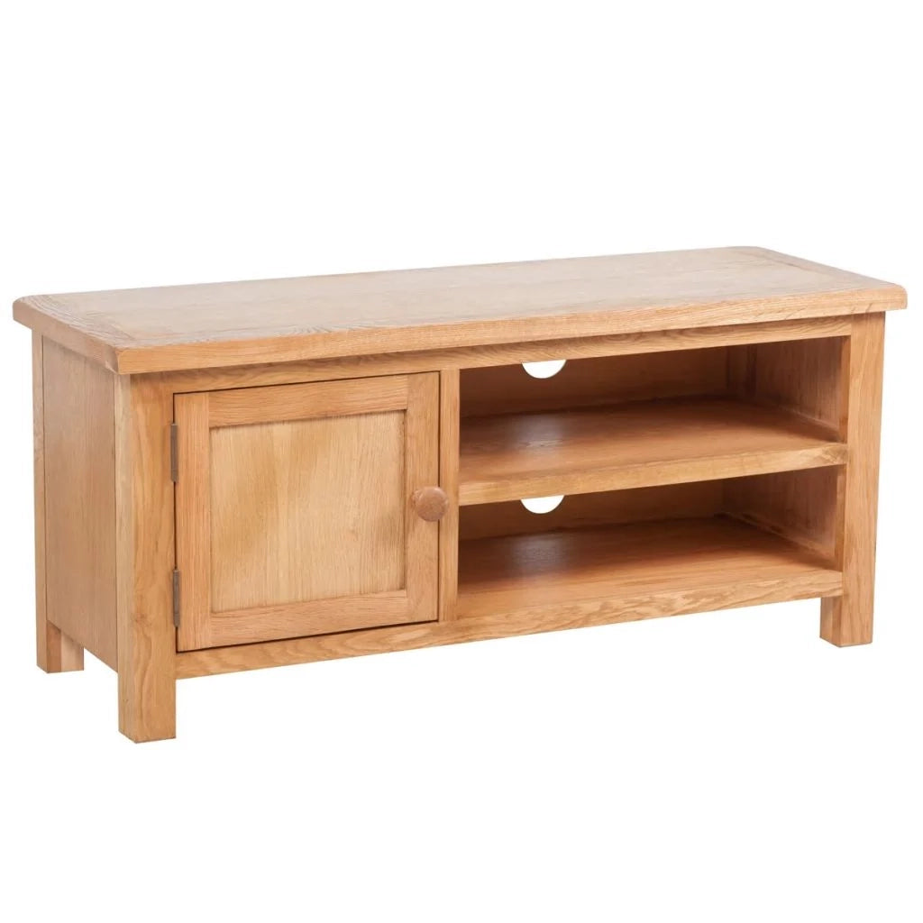 Pratico mobile porta TV/credenza di design 103 cm legno massello di rovere 2502263