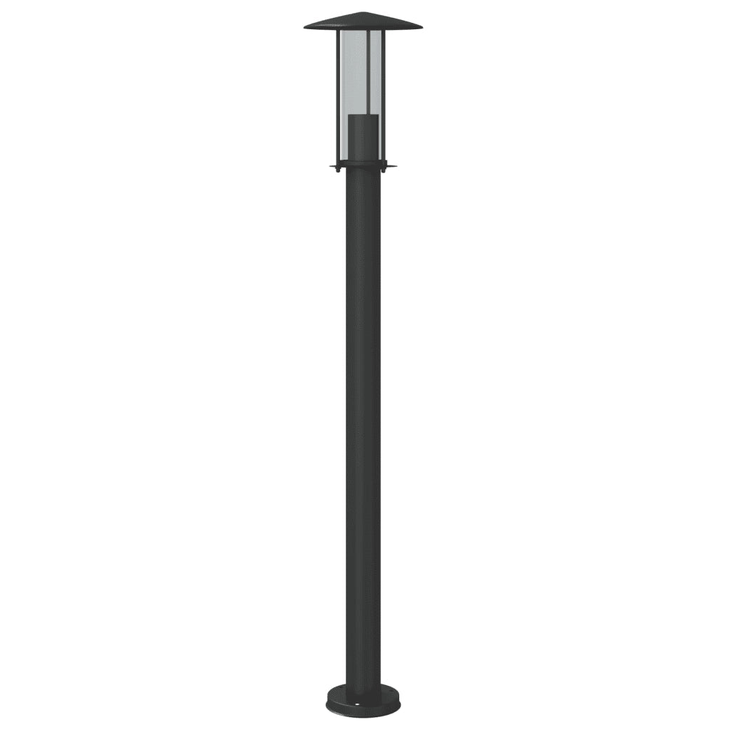 Lampade da Terra per Esterni 3 pz Nere 100 cm in Acciaio Inox 4006356