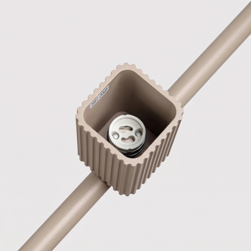 Lampadario RAYO 4 tortora