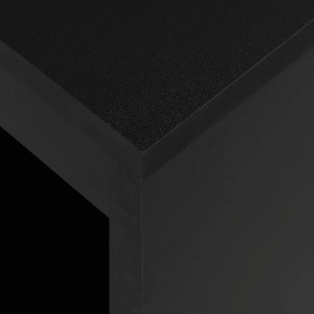 Tavolo alto da bar/bistrot con ripiano nero 110 cm 0902055