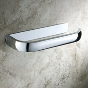 Supporto per carta igienica da parete moderno in ottone - accessorio da bagno - 1 pezzo - cromato