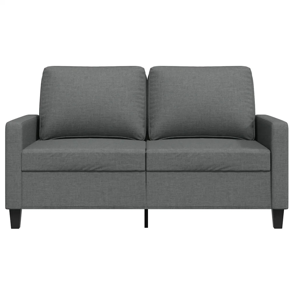 Divano a 2 Posti Grigio Scuro 120 cm in Tessuto 359156