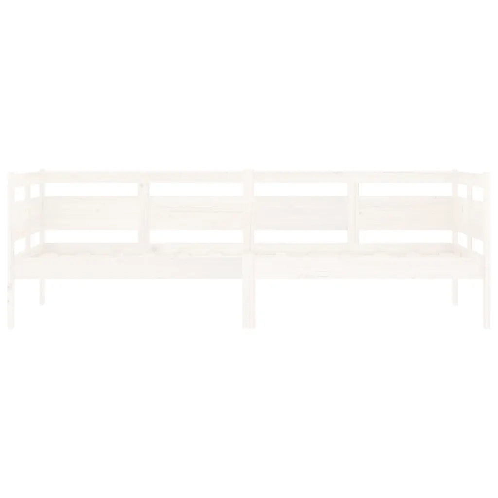 Dormeuse Bianca in Legno Massello di Pino 80x200 cm 820303
