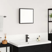 Specchio da bagno LED Rovere Nero 40x8.5x37 cm Legno ingegnerizzato