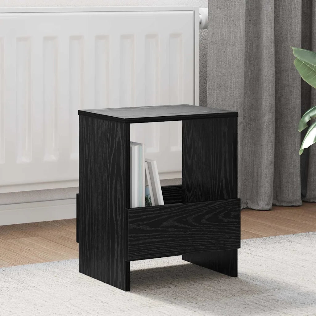 Scaffale per riviste Rovere Nero 35 x 30 x 45 cm CFW2647836