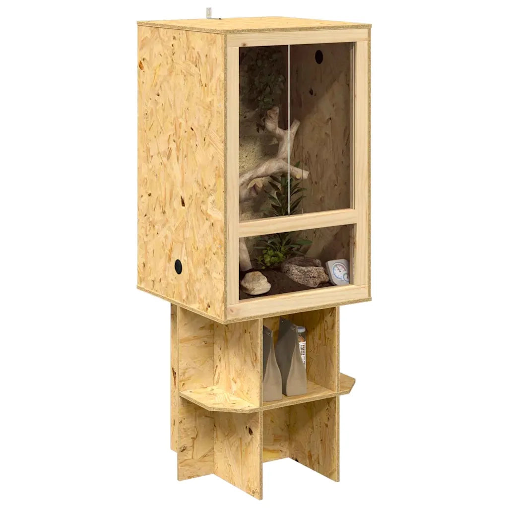Terrario Marrone 50 x 50 x 130 cm OSB CFW3355660