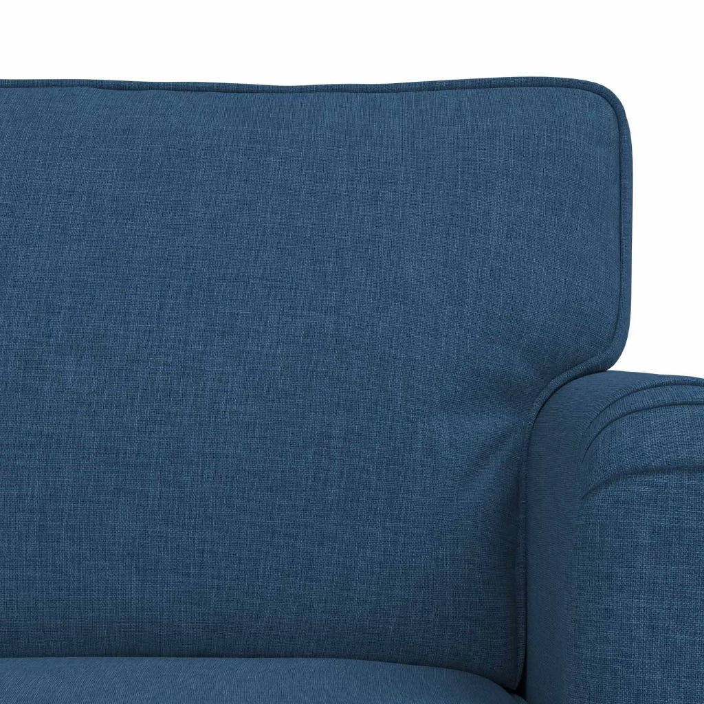 Set di divani 2 pcs Blu 162 x 80 x 85 cm Tessuto
