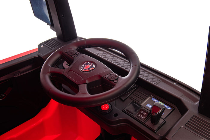 Camion Elettrico per Bambini 126x68x102 cm 24V Scania Rosso