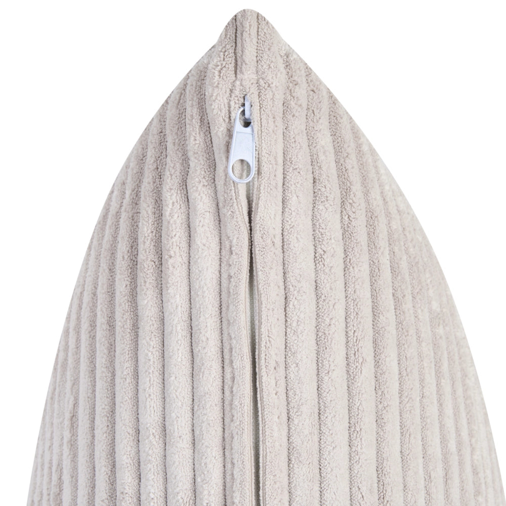Poltrona Rettangolare in Velluto Colore Beige stile moderno monoposto