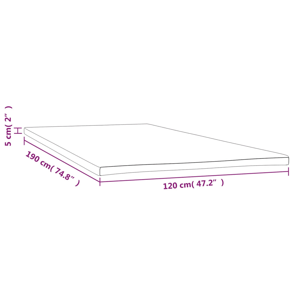 Coprimaterasso 120x190x5 cm CFW1237817