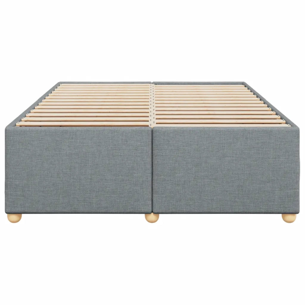 Giroletto senza Materasso Grigio Chiaro 140x200 cm Tessuto