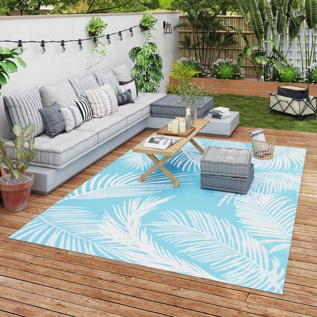 Tappeto esterno reversibile ¨C zephmum ¨C blu 274x182 cm
