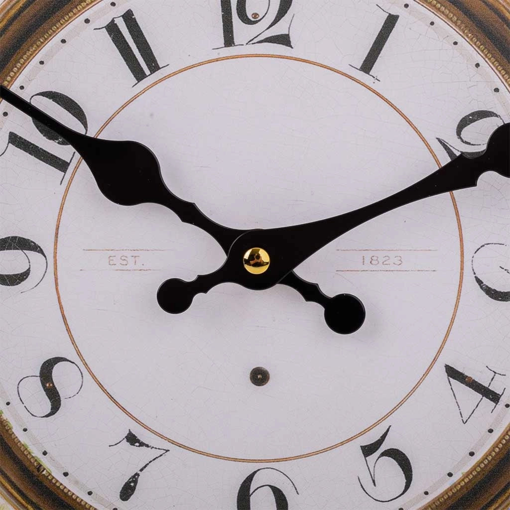 Orologio in legno bianco 60x60x2cm