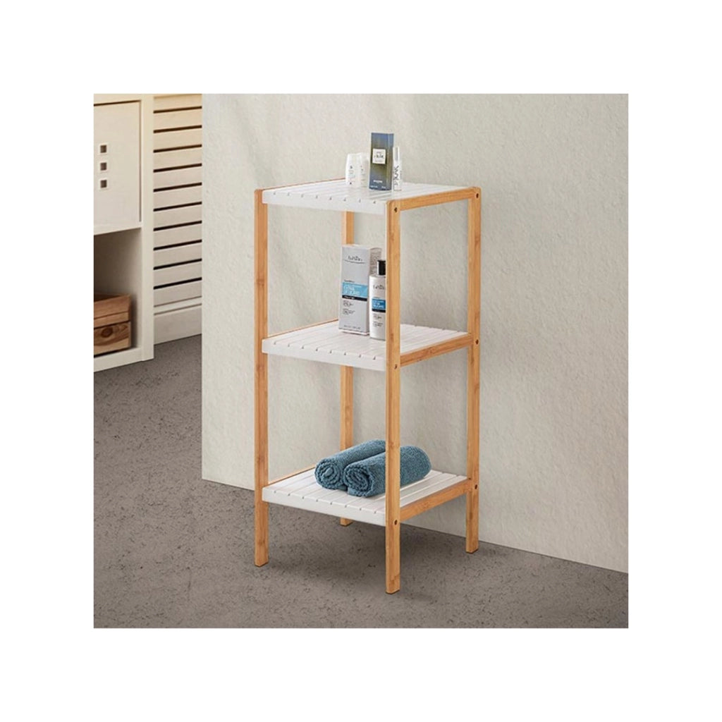 SCAFFALE WOODY 3 RIPIANI BIANCO 38X29XH74CM