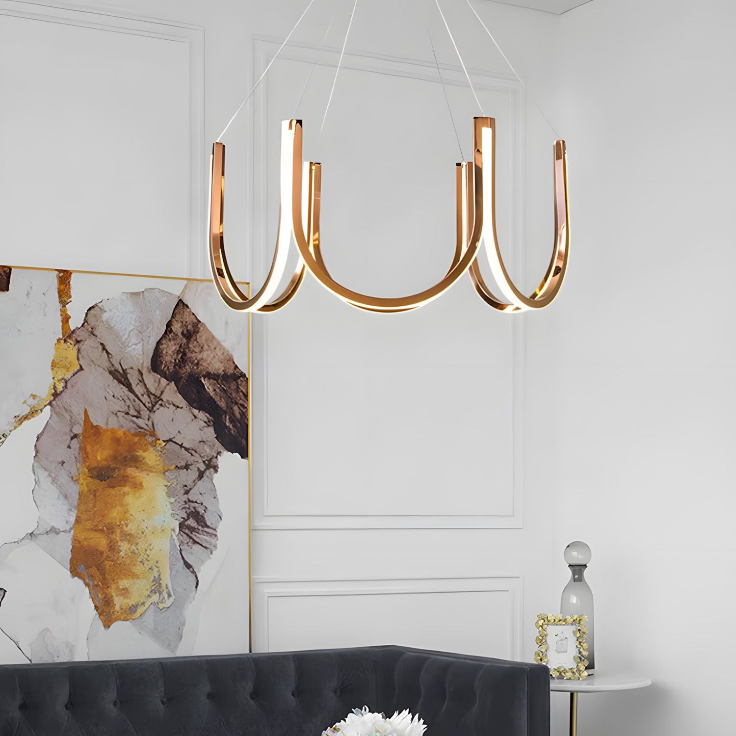 Lampada A Sospensione Led App1749-cp Gold