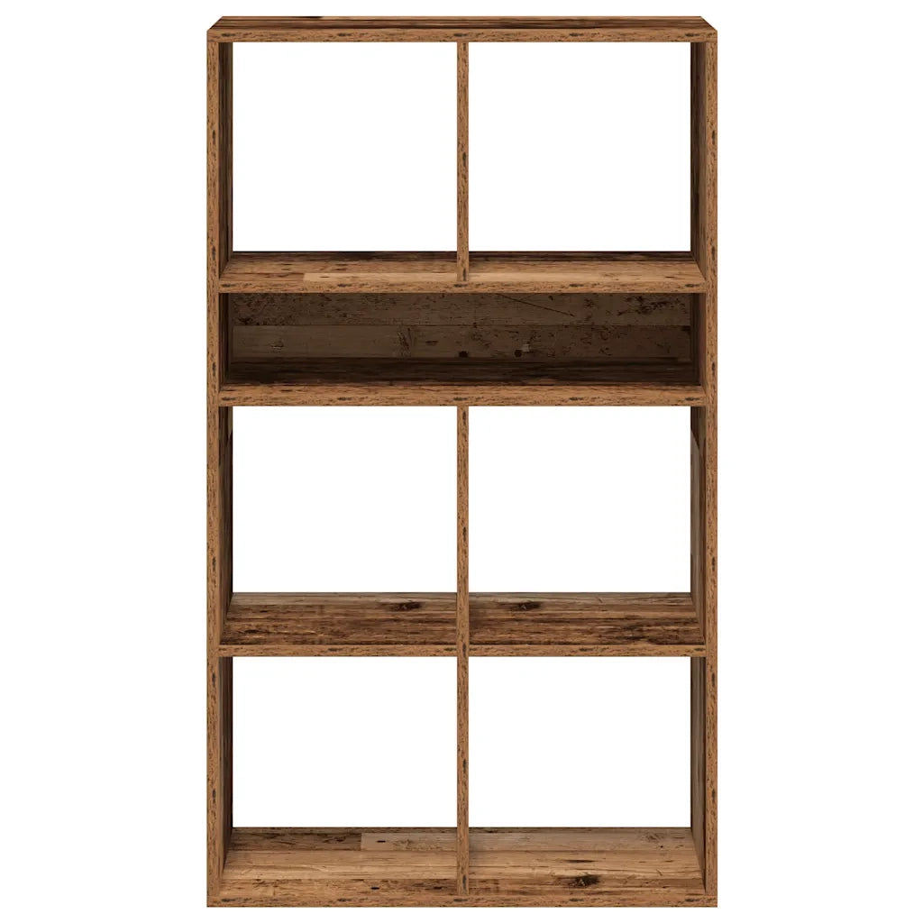Libreria Legno Antico 66x31x112 cm in Legno Multistrato