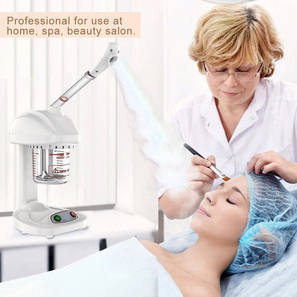 Trade Shop - Vaporizzatore Ozono Pulizia Del Viso Estetica Da Tavolo Portatile Professionale -