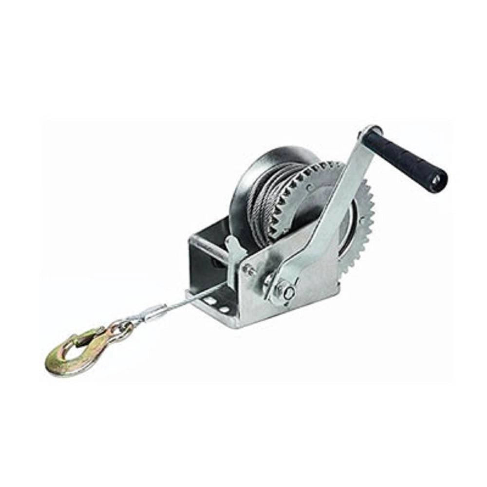 Trade Shop - Paranco Manuale 2000 Lb Con Cavo In Acciaio 10 Metri Sollevatore Verricello -