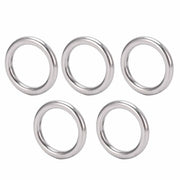 Anello di gomma 5 pezzi - Acciaio inossidabile - Senza giunzioni - Adatto per reti da bagno - Accessori per barche - Duraturo e resistente all'ossidazione - Anello per rete da bagno