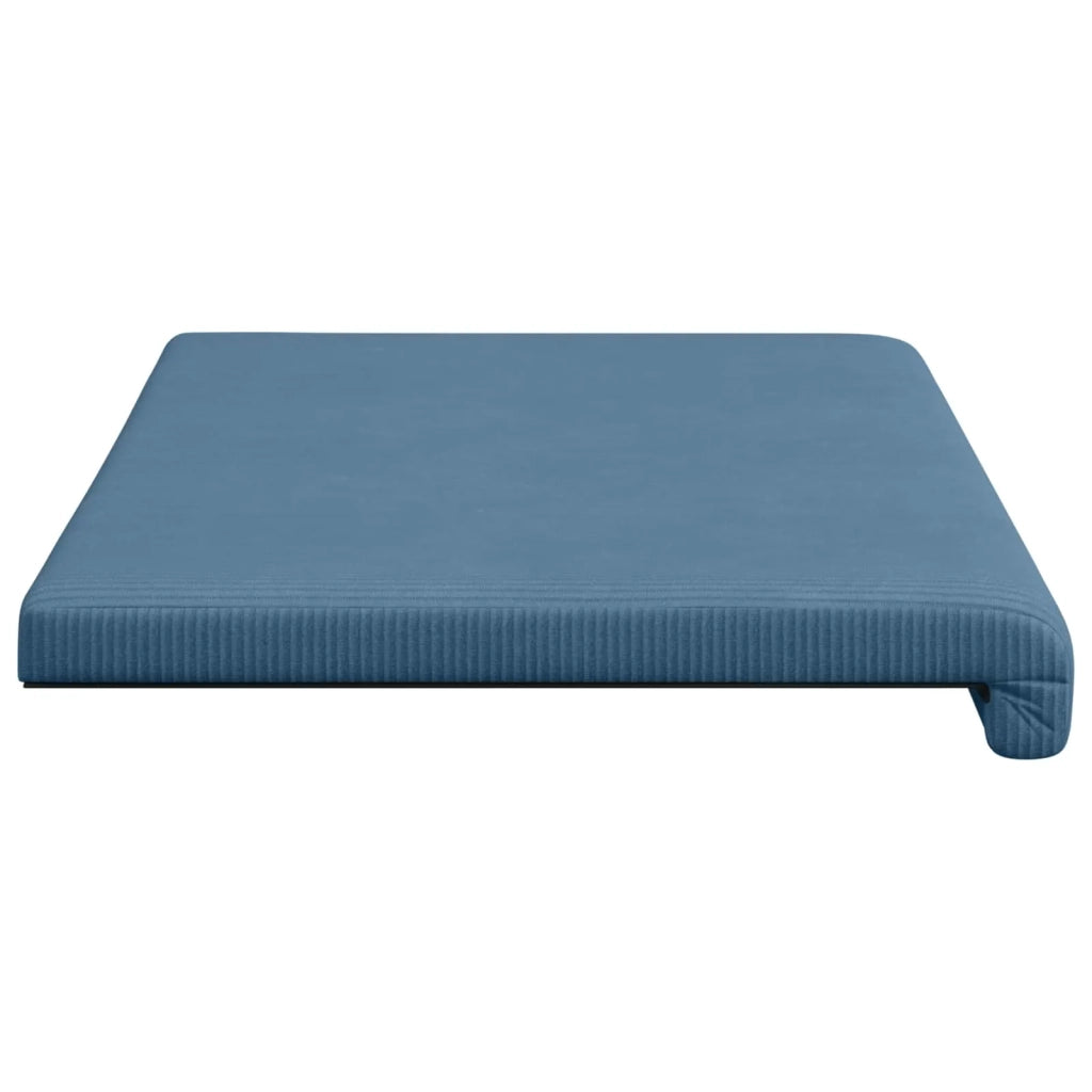 Cuscino per panchina corduroy Blu Profondità 35 cm 42043292