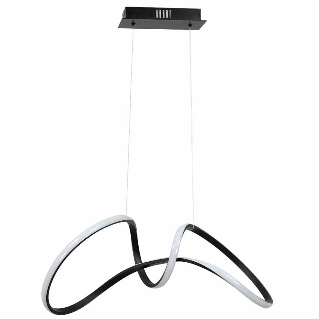 Lampada a sospensione Tesoro Milagro LED 48W 4000K nera