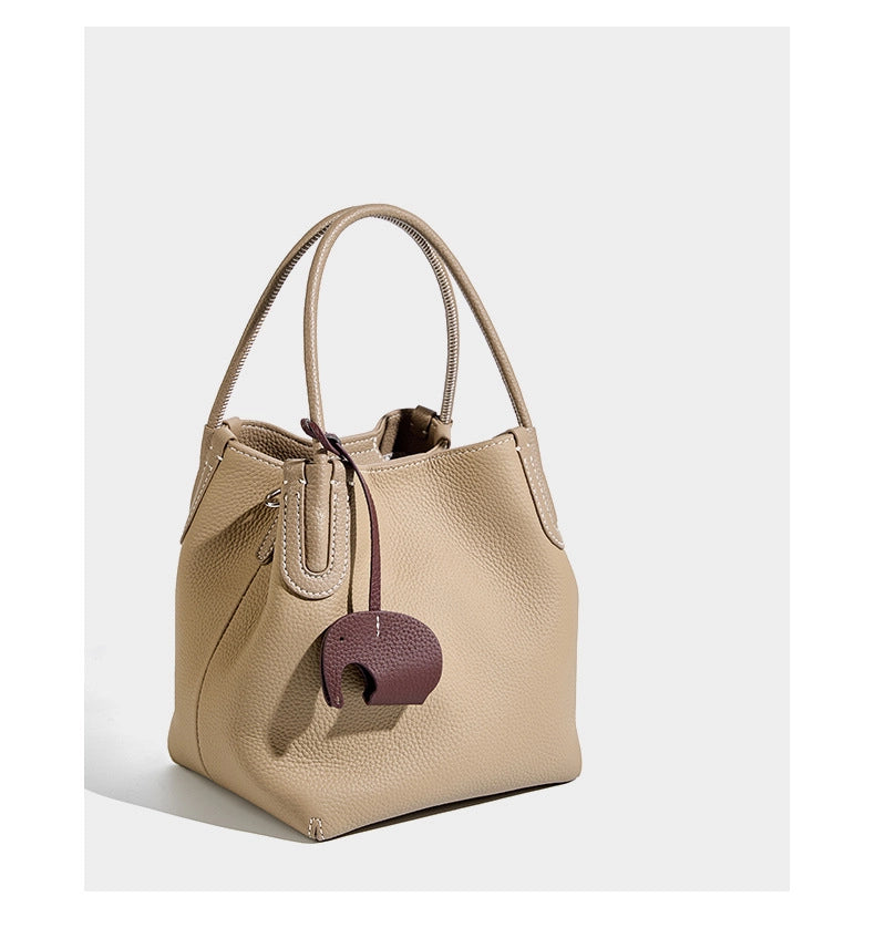 Borse e borsette in vera pelle da donna, borse a tracolla Stachel, borse a spalla grigie