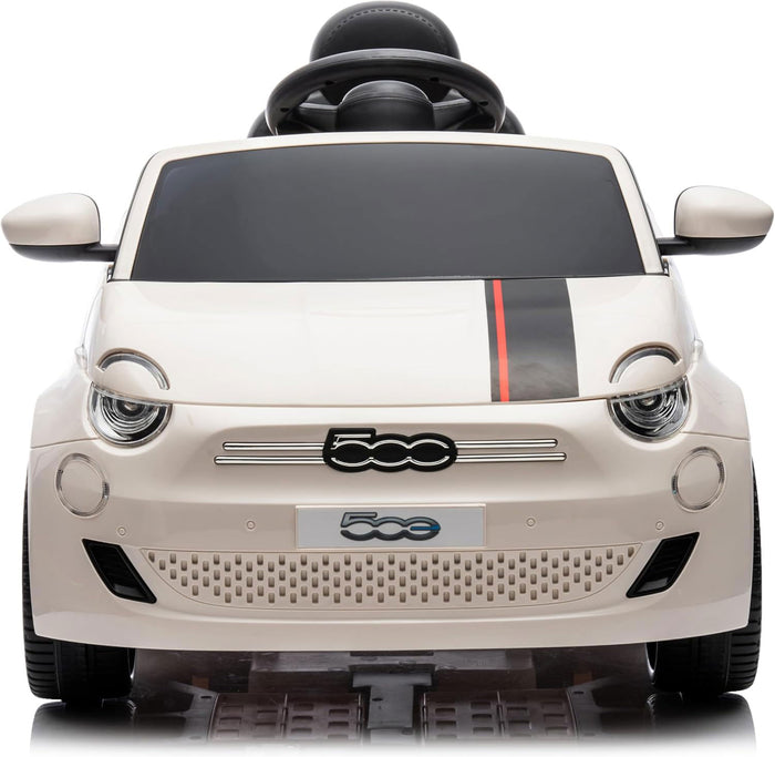 Macchina Elettrica per Bambini Licenza Ufficiale Fiat 500 Small 10,8V 3,1Ah Bianco
