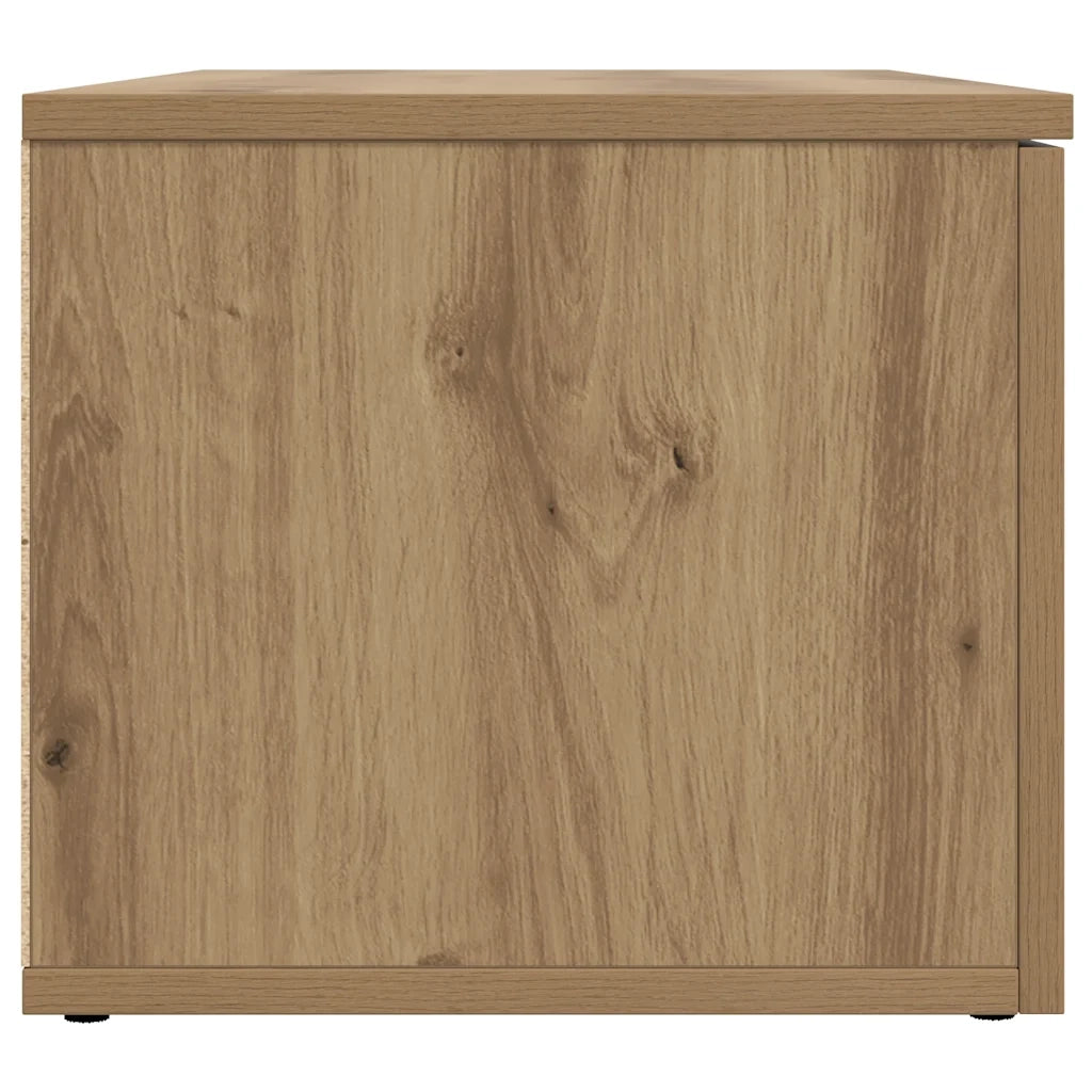 Mobile Porta TV Rovere Artigianale 80x34x30 cm Truciolato