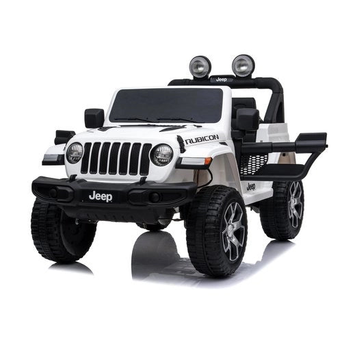 Auto elettrica biemme bcs 1122 b jeep wrangler 12v rc bianco