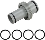 Adattatore per Piscina - Connettore di Tubo 2-Vie - Alta Qualità - Grigio - Adatto per Intex e Bestway - Ideale per l'Uso della Piscina