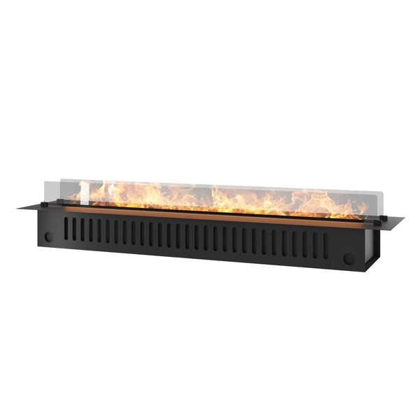 Caminetto a Vapore Acqueo da Incasso Invapo Insert 1800 - Fiamma Multicolore, Effetto 3D e Controllo App, Serbatoio 3.6l - 180cm