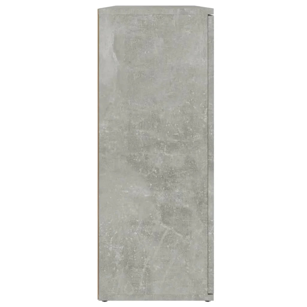 Buffet credenza cassettiera mobiletto mobile contenitore organizer per cucina soggiorno salotto 91 x 29,5 x 75 cm legno ingegnerizzato grigio 02_0032127