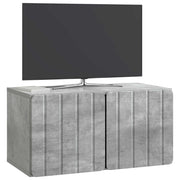 Mobile TV da Muro | Armadietto TV | Mobile Porta TV Grigio Cemento 59,5 x 31 x 30 cm