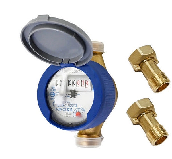 Contatore a Getto Unico Usf 8 T50 Super Dry Gioan 1/2 DN 15