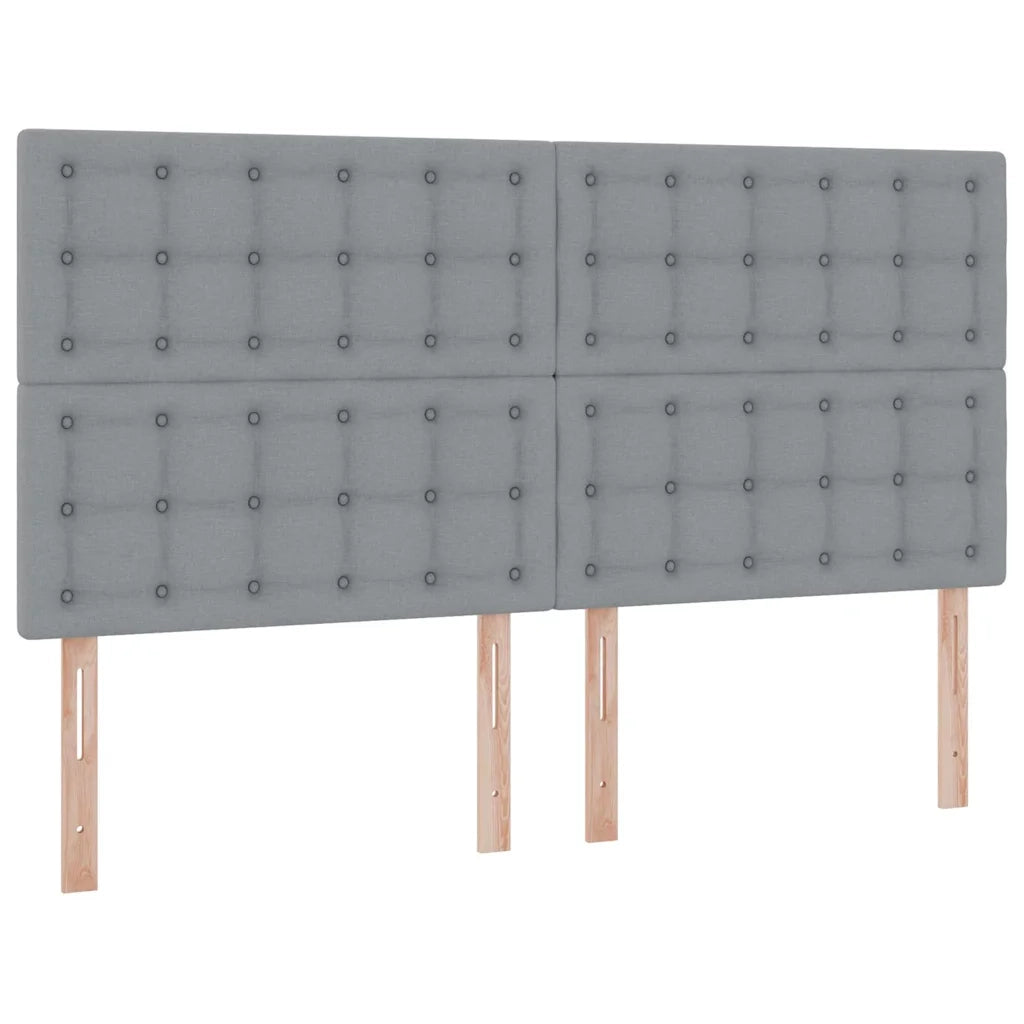 Letto con Contenitore Grigio Chiaro 180 x 200 cm Tessuto