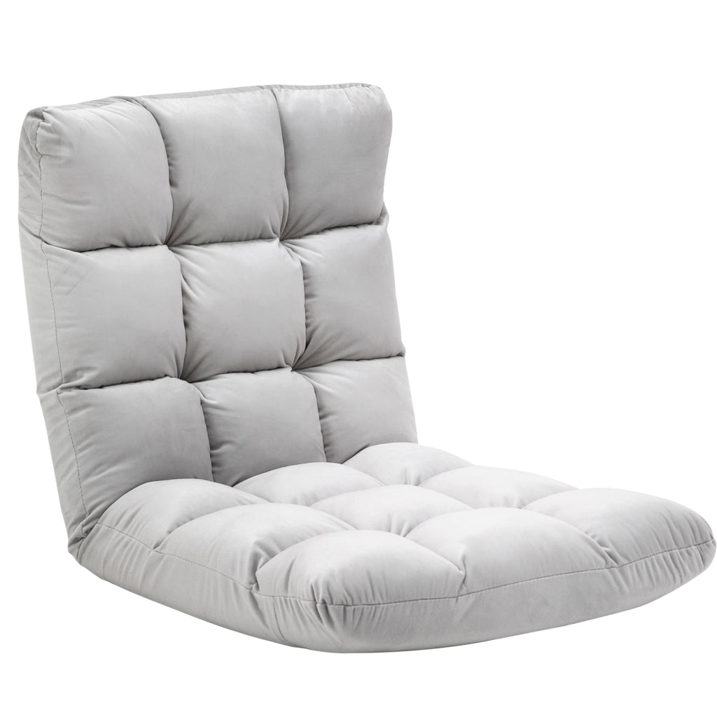 Poltrona Relax Reclinabile 90¡ã-180¡ã ¨C Xylo ¨C Tessuto Flanella Grigio Chiaro