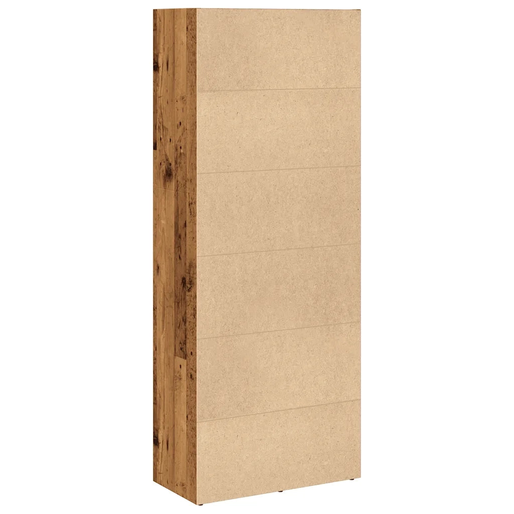 vidaXL Libreria Legno Antico 60x30x152 cm in Legno Multistrato