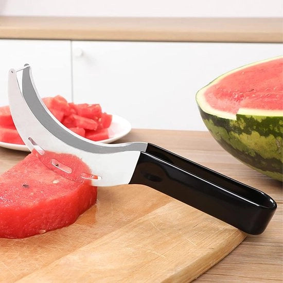 Fruitaio multifunzionale per melone, papaia, drago e cantalupo con lama a forma di gancho in acciaio inossidabile