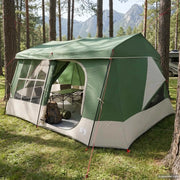 Tenda familiare con telo da pioggia resistente all'acqua Verde 42042246