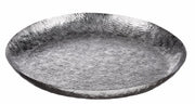 Vassoio piatto centrotavola tondo decorativo in metallo 58 cm