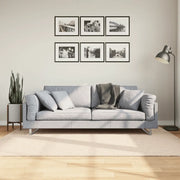 Tappeto a Pelo Corto HUARTE Morbido e Lavabile Beige 140x200 cm 375020